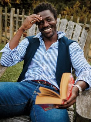 Collis Classic Fit Shirt in Bengal Stripe