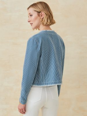 April Jacket in Stripe