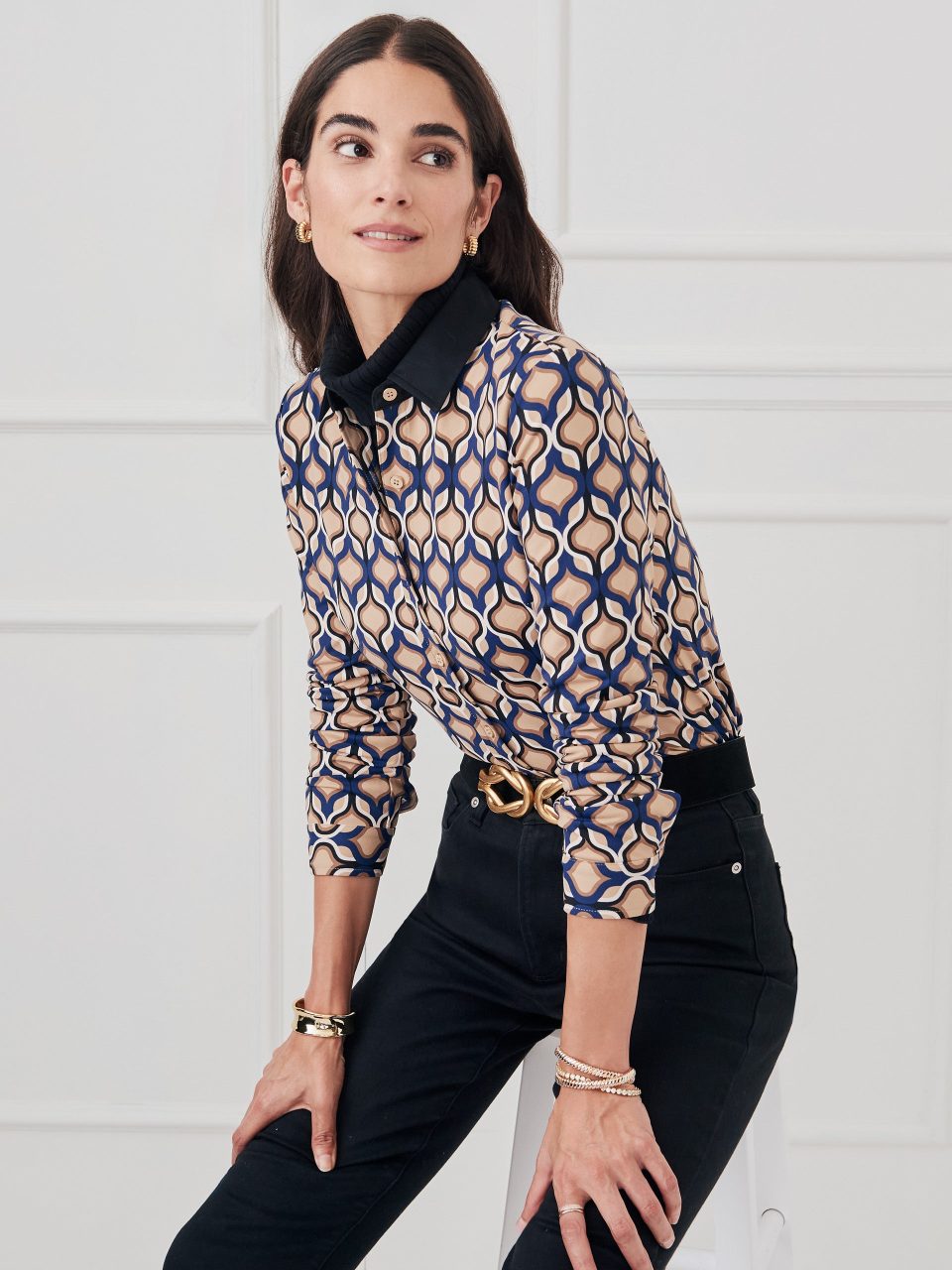 Betty Shirt in Neo Parcheesi