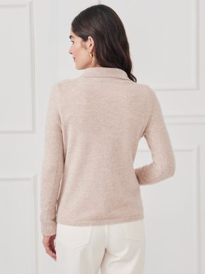 Cam Cashmere Polo Sweater