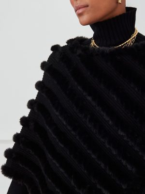 Charlie Faux Fur Poncho