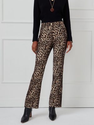 Dax Pants in Cheetah Jacquard