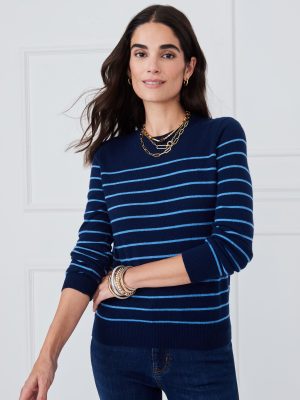 Colette Cashmere Sweater in Stripe