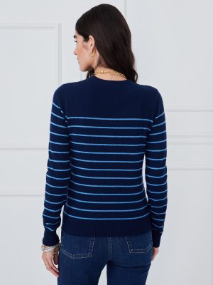 Colette Cashmere Sweater in Stripe