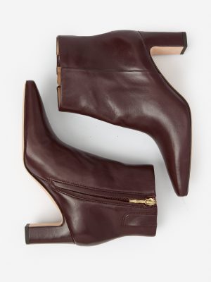 Eden Leather Ankle Booties