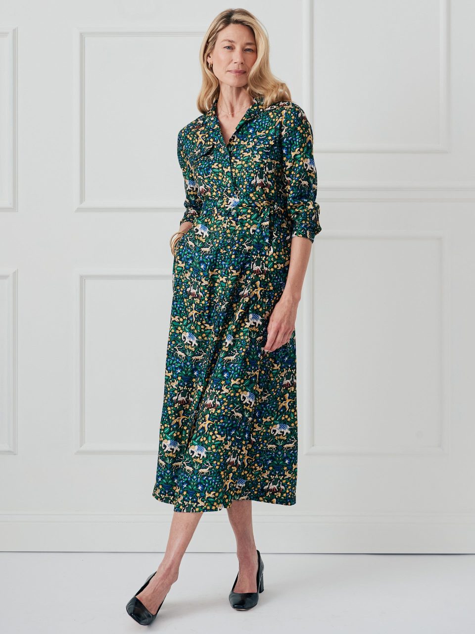 Freda Dress in Savanna Blooms