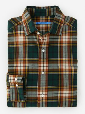Glenmere Classic Fit Flannel Shirt in Plaid