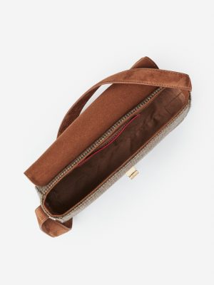 Laasya Handbag in Houndstooth