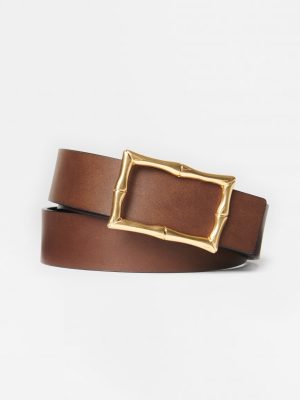 Lina Reversible Leather Belt