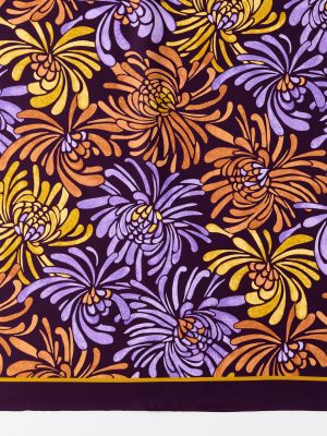 Mabel Scarf in Modern Petals Square