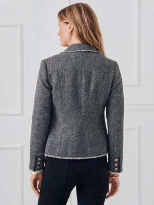 Anwen Jacket in Herringbone