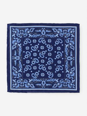 Nikka Silk Scarf in Squared Away