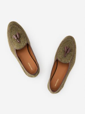 Oskar Loafers in Herringbone