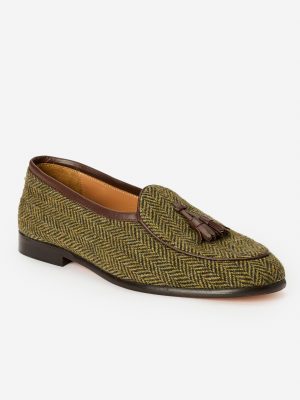 Oskar Loafers in Herringbone