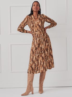 Portia Dress in Grasslands