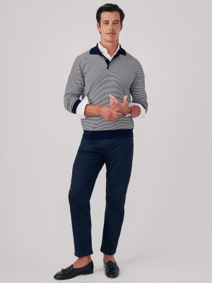 Savona Polo Sweater in Stripe