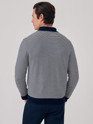 Savona Polo Sweater in Stripe