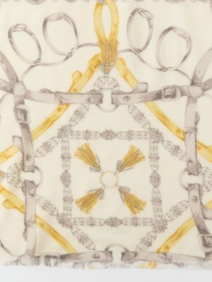 Tunis Scarf in Heraldic Tassel Oblong