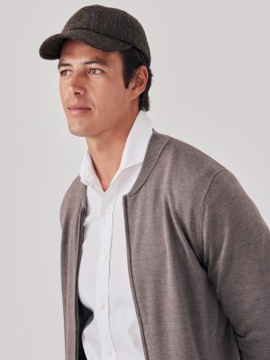 Varsity Zip Cardigan