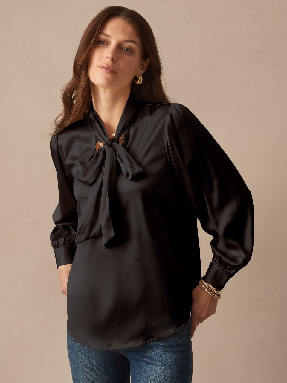 Vienna Satin Blouse