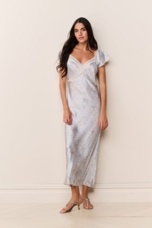 Eline Silk Floral Maxi Dress