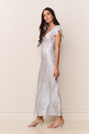Eline Silk Floral Maxi Dress