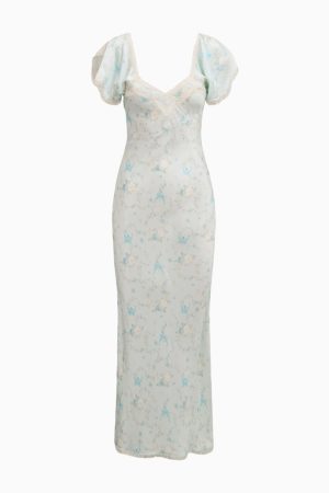 Eline Silk Floral Maxi Dress