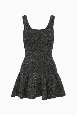Sarajane Sequin Stretch Knit Mini Dress