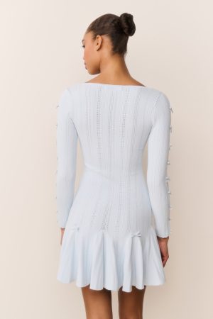 Seychelle Ribbed Pointelle Mini Dress