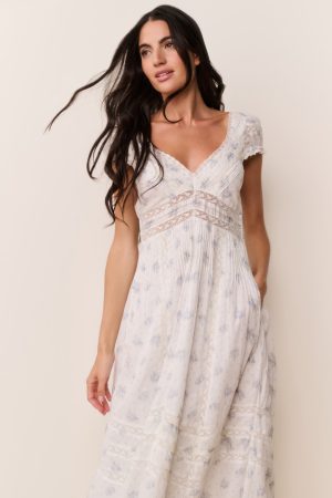 Suvi Floral Cotton Midi Dress