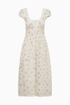 Suvi Floral Cotton Midi Dress